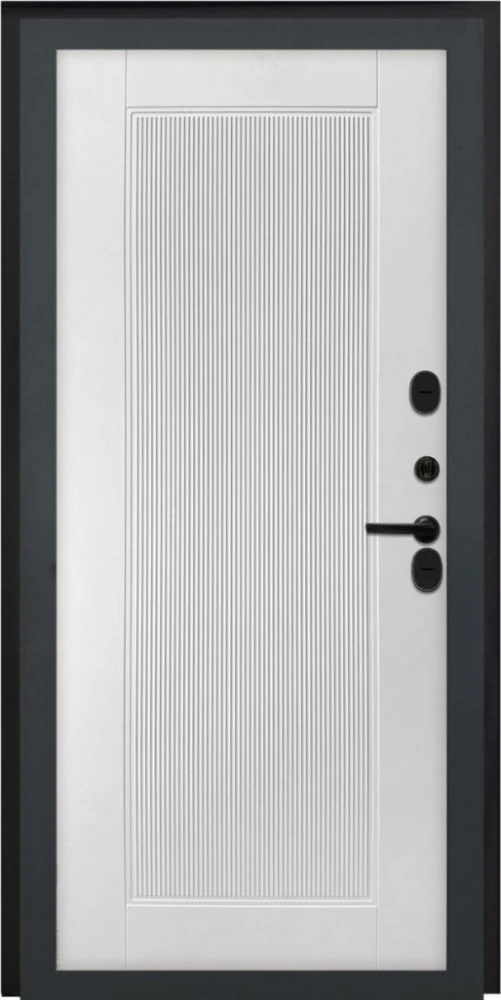 Входная дверь ДвериПРО L-3b ПВХ 10мм Астрод Velutto Bianco DPRO200370 внутренняя сторона