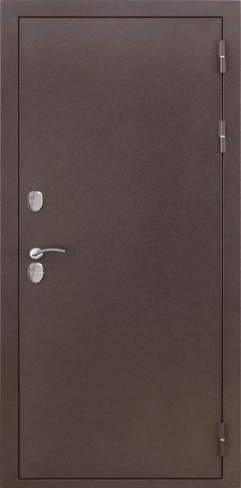 Входная дверь ДвериПРО Термо медный антик ФЛ 244 Беленый дуб DPRO228025 внешняя сторона