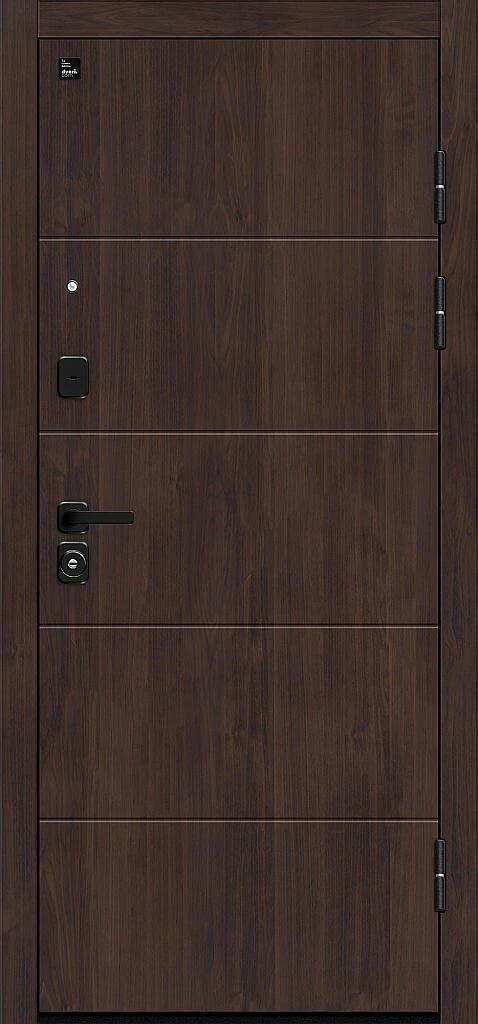 Входная дверь Глори/SBlack Almon/Cappuccino Melinga BR6494 внешняя сторона
