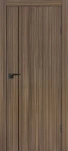 Межкомнатная дверь П-21 ал. молдинг Черный Эвкалипт испанский