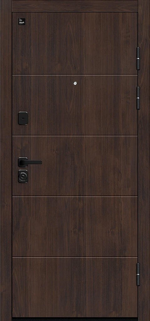 Фото Входная дверь Райт/SBlack Almon/Cappuccino Melinga BR6496 внешняя сторона