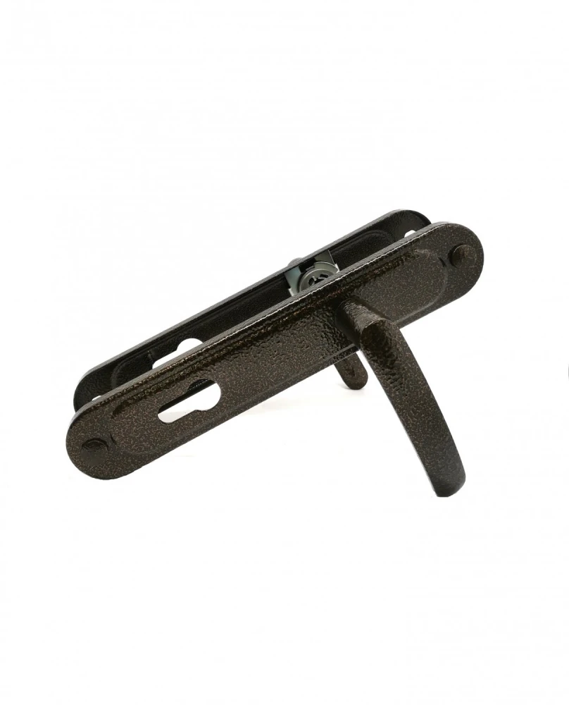 Фото Ручка дверная на планке РФ1-85.02 (85 мм) медь