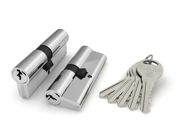 Фото Цилиндровый механизм R300/60 mm-BL (25+10+25) CP хром 5 кл. БЛИСТЕР