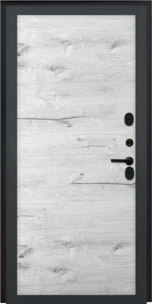 Входная дверь ДвериПРО Д-68 Без фрезеровки Дуб арктик горизонт DPRO200478 внутренняя сторона