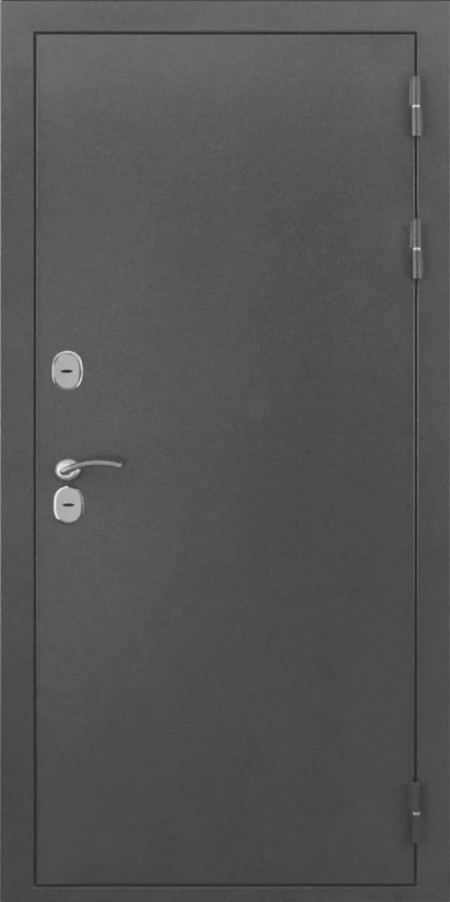 Входная дверь ДвериПРО L-Термо серебро СБ-1 (ст. белое, 16мм, венге) DPRO200570 внешняя сторона